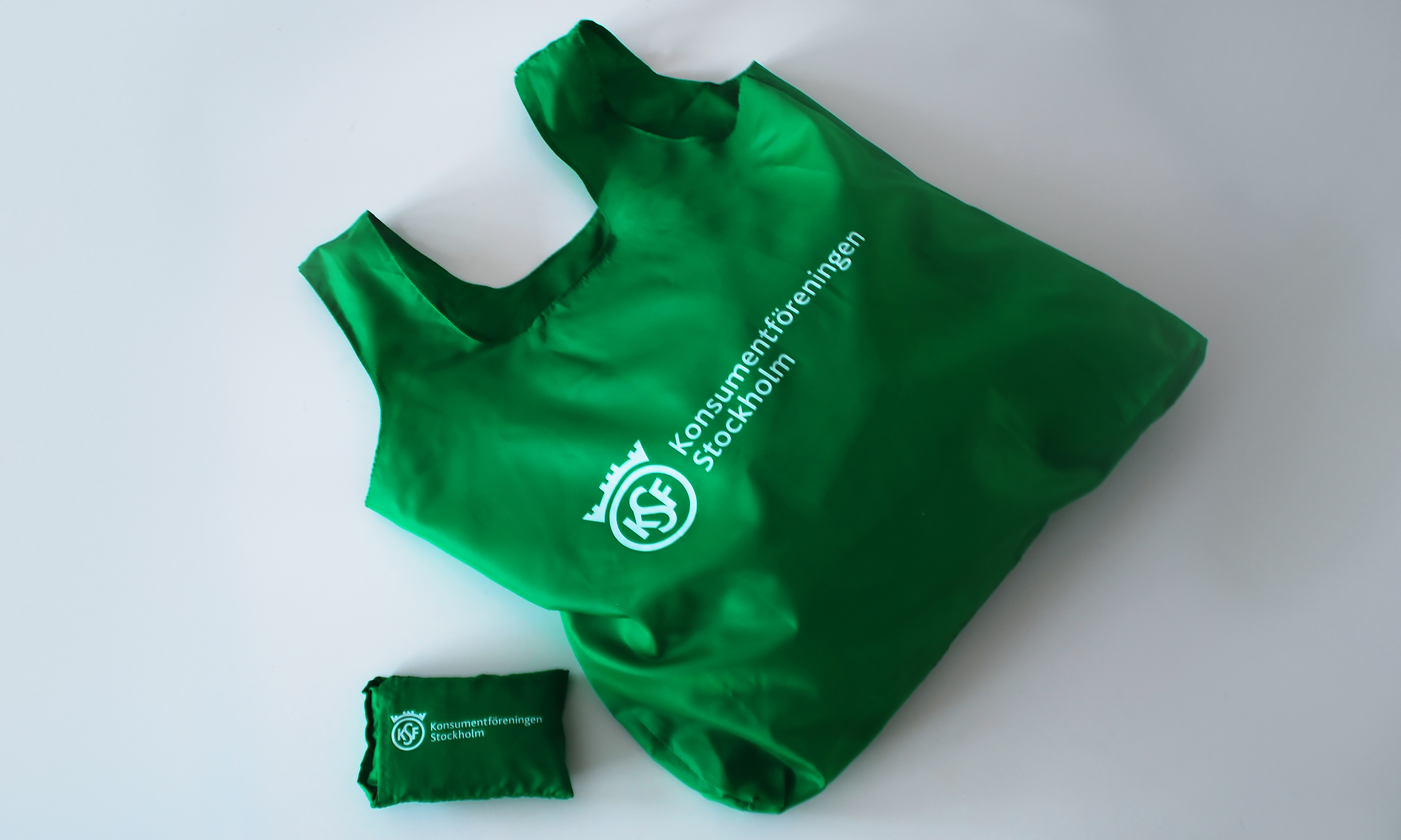 Kasse i återvunnen polyester